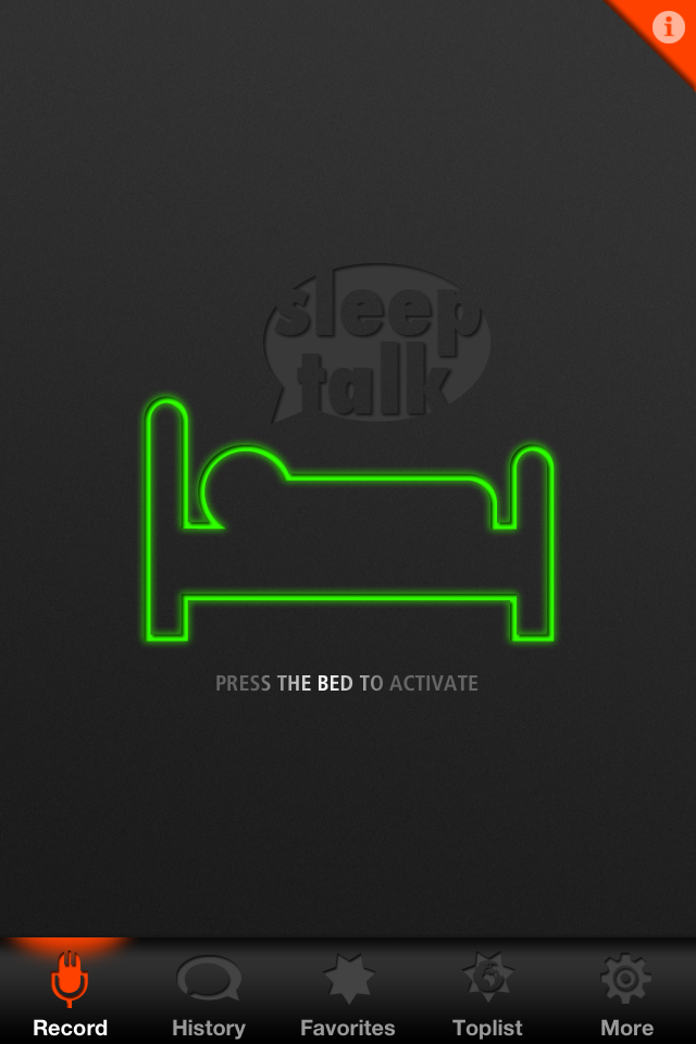 Sleep Talk Recorder iPhone